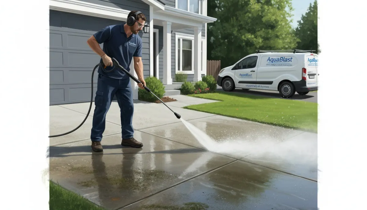 Concrete pressure cleaning in Sarasota, FL for driveways, patios, and walkways