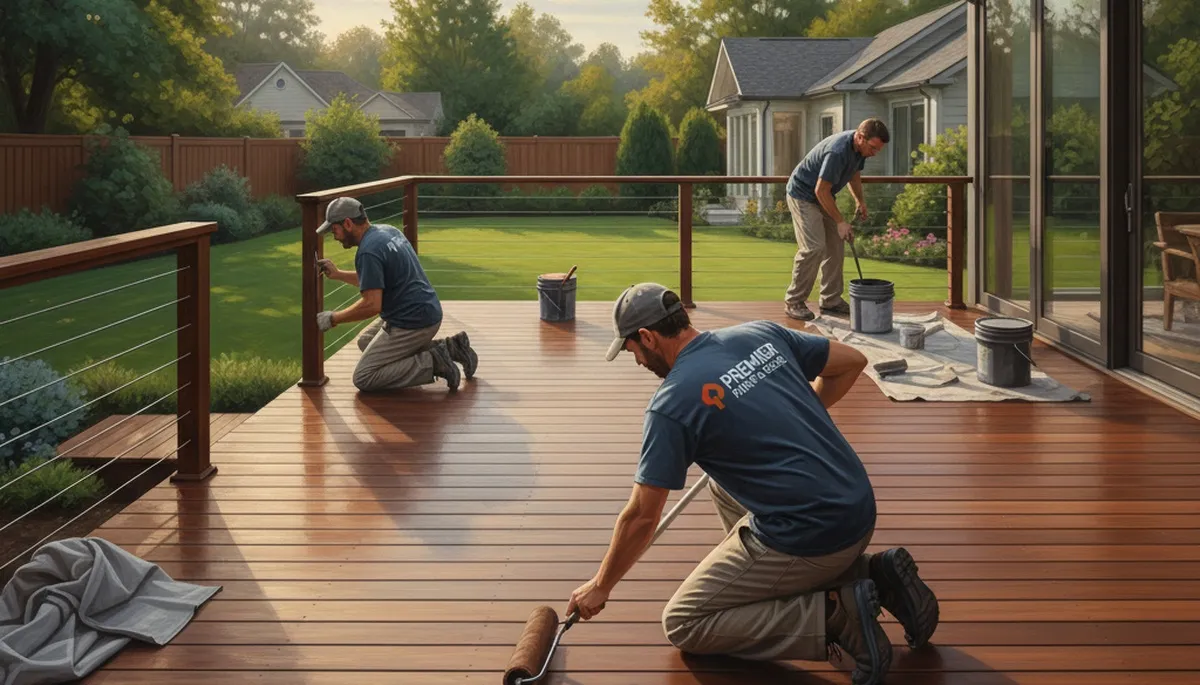 Sarasota, FL deck painting for wood protection and a fresh exterior finish